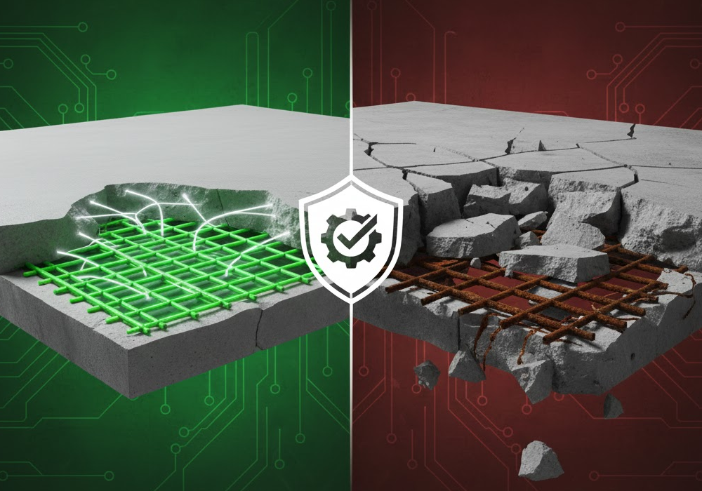 GFRP Mesh Strength in Concrete